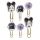 Spinacze Incood Girl Power, 6szt